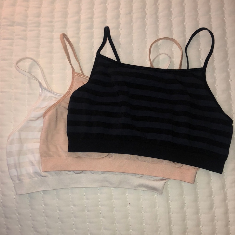 JOCKEY Shine Stripe Seamless Bralette Bundle